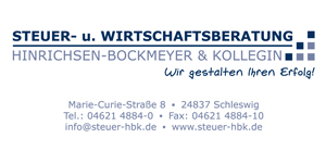 Steuerberatung u. Wirtschaftsberatung Hinrichsen Bockmeyer & Kollegin - Schleswig